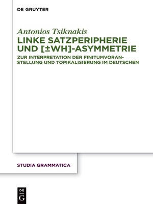cover image of Linke Satzperipherie und [±wh]-Asymmetrie